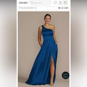 BRAND NEW, never worn bridesmaid dress